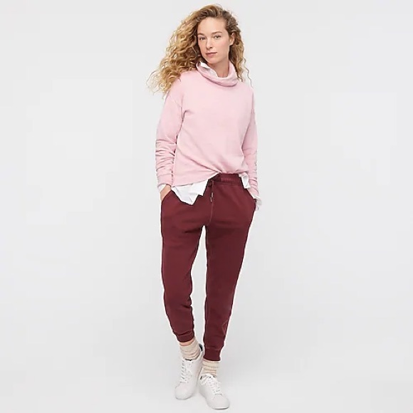 JCREW Vintage Cotton Terry Turtleneck NWT  XL Blk - Picture 6 of 7